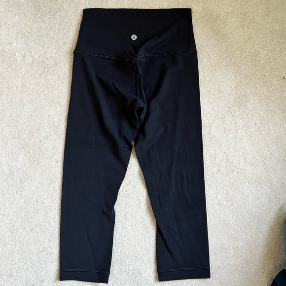 Lululemon align cropped leggings black size 4 - Picture 2 of 3